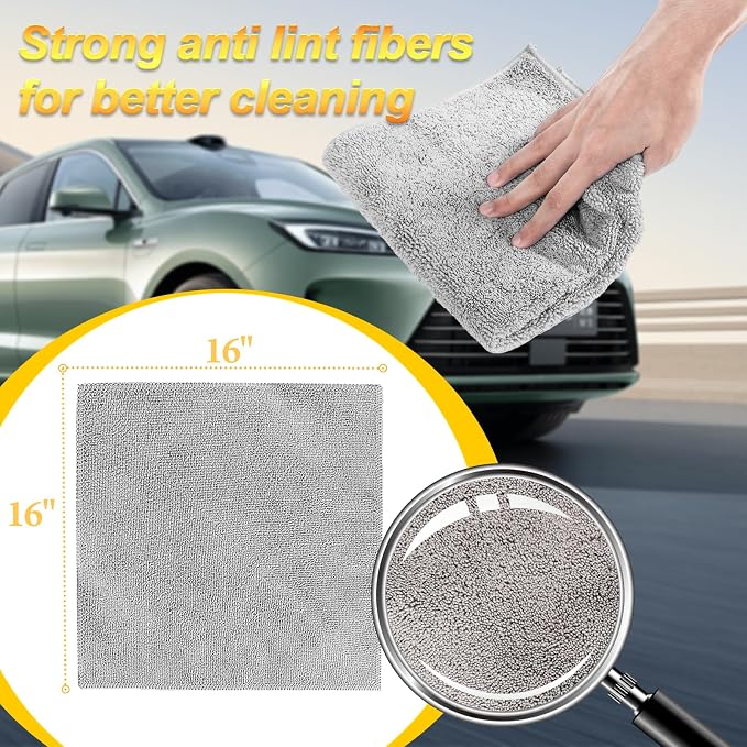Microfiber Car Wash Cleaning Towel - Image 2