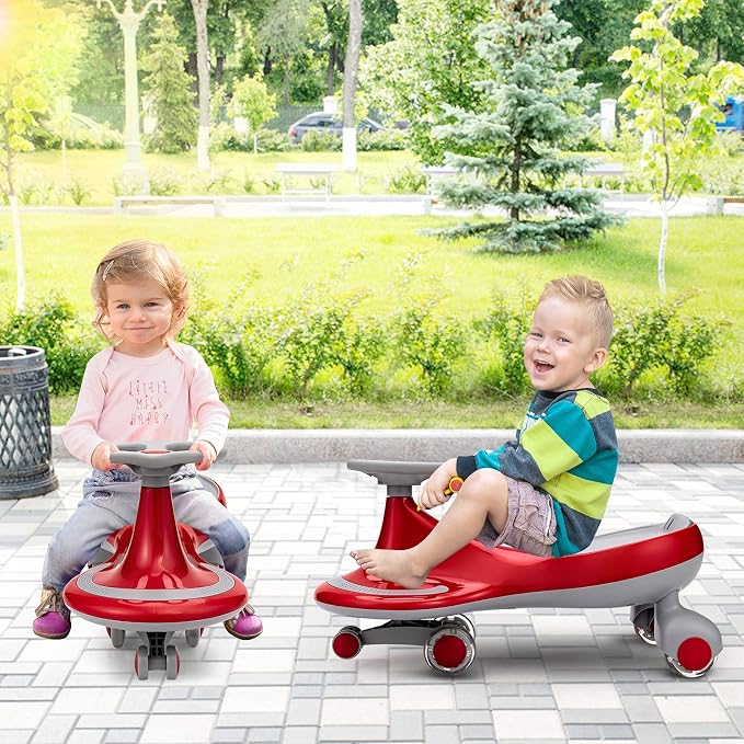 HONEY JOY Wiggle Car, 2 in 1 Swing Car - Image 7