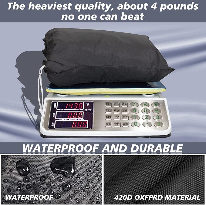 Motorcycle Cover, Waterproof Zipper Outdoor Cover - Image 9