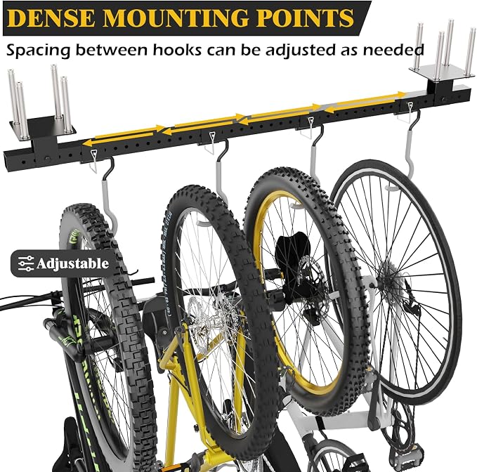 640Lbs Ceiling Mounted Bike Rack, Bike Storage Rack - Image 3