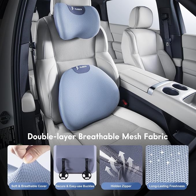 FLORICH Lumbar Support Pillow and Neck Pillow - Image 3