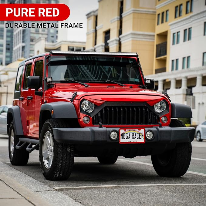 Premium Slim Red License Plate Frames – 2 Pack, Rust-Free Stainless Steel - Image 4
