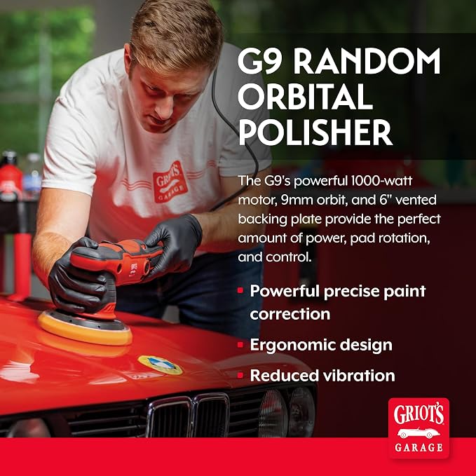 Griot's Garage G9 Random Orbital Polisher 10901 – 1000-Watt Dual Action Buffer - Image 2