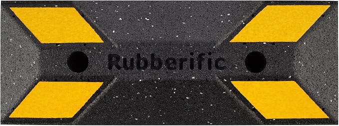 Rubberific Heavy Duty Rubber Parking Stop Durable Easy to Install Reflective - Image 4