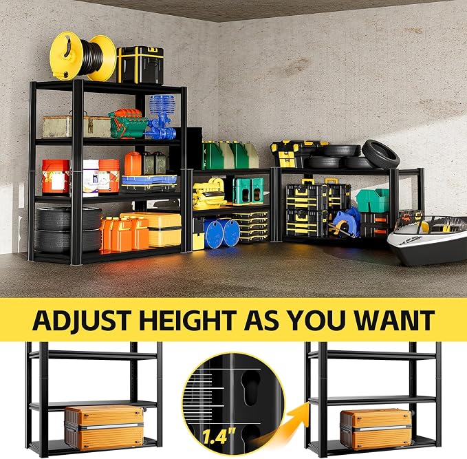 4-Tier Garage Shelving Unit - Image 6