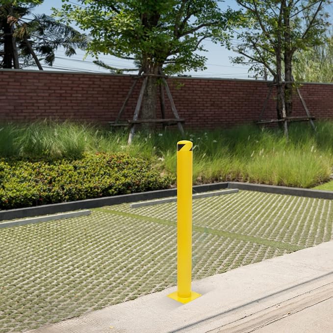 Parking Post Safety Bollard Post 60in Height Parking Barrier Parking Obstacle - Image 6