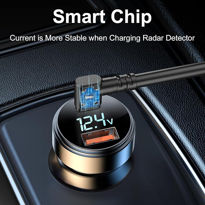 Radar Detector Cable，USB CTo RJ11 Plug Cable 5V-12V Power Cord, Compatible - Image 2