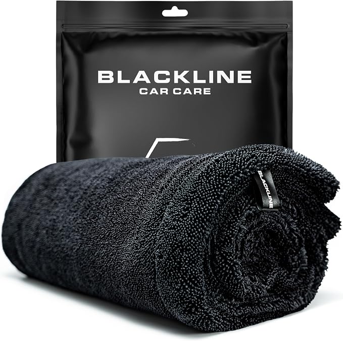 Blackline Car Drying Towel - 2ft x 3ft XL by BlacklineCarCare