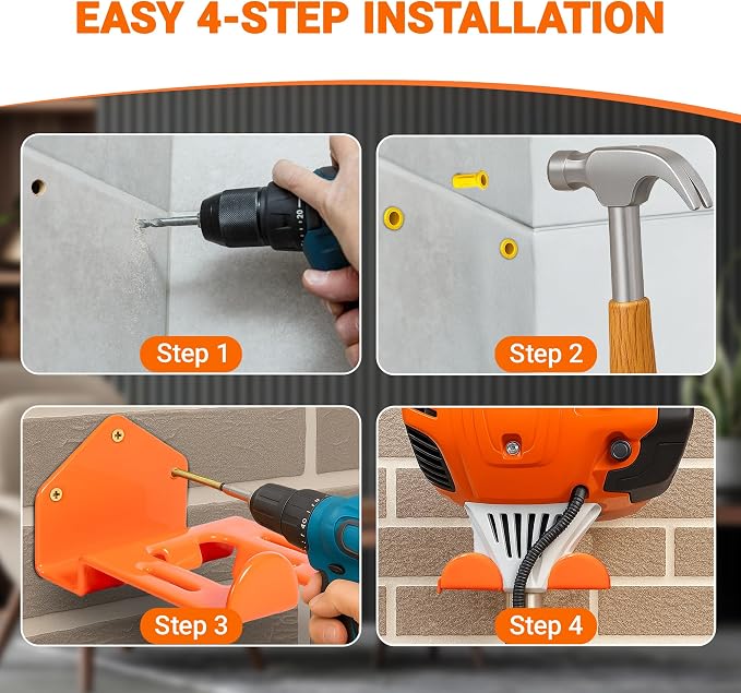 Weed Eater Hanger with Extra Hook - Image 7