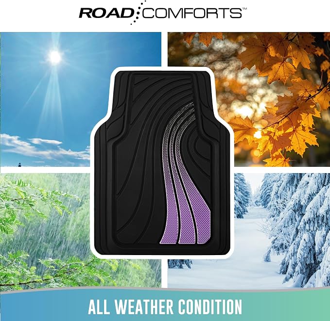 Road Comforts Car Floor Mats Full Set – Front & Rear Car Floor Mats - Image 4