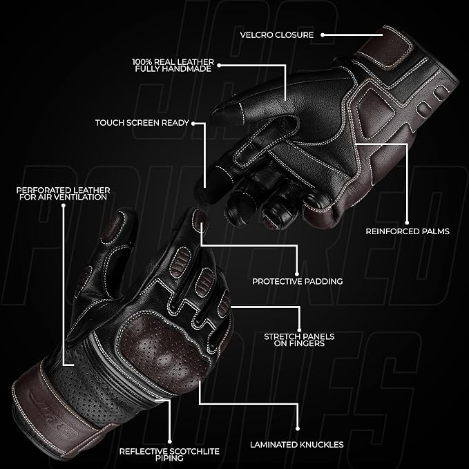 J.A.G. Motorcycle Gloves - Image 3