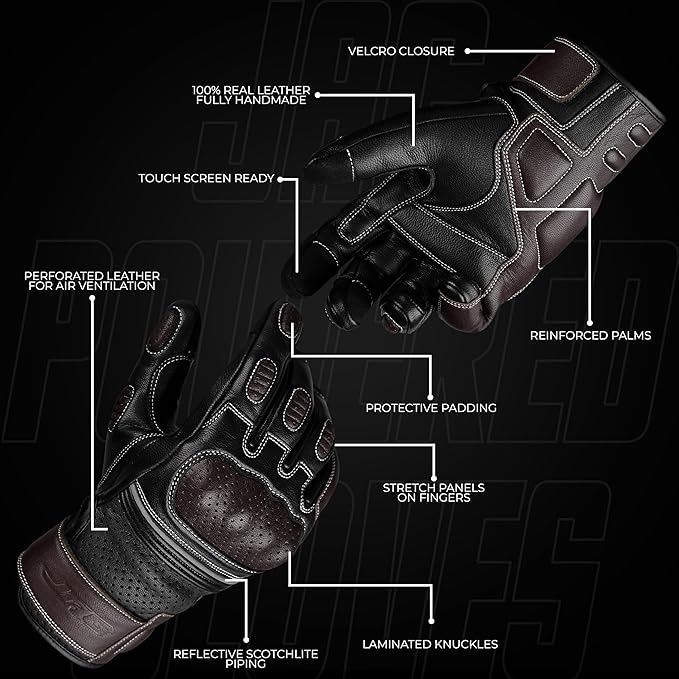 J.A.G. Motorcycle Gloves - Image 3