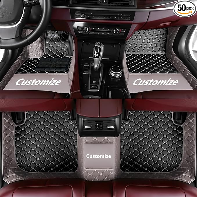 Custom Personalized Floor Mats for Cars，Luxury Full Coverage All Car Floor by Unknown