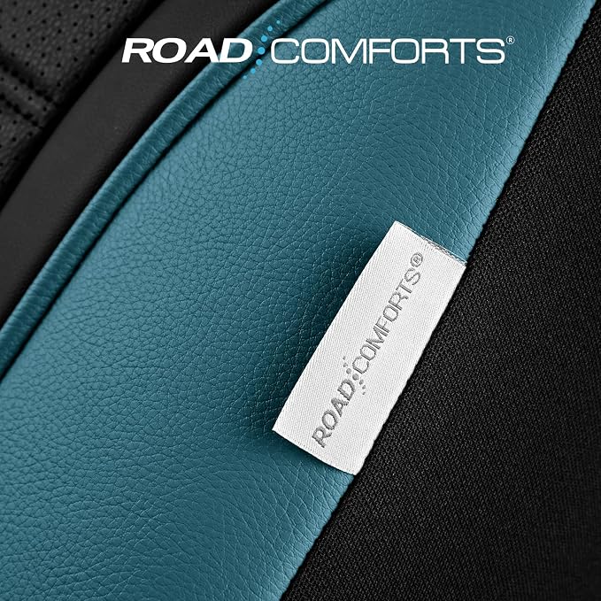 Road Comforts Leather Seat Covers, Breathable Car Seat Covers Full Set - Image 6