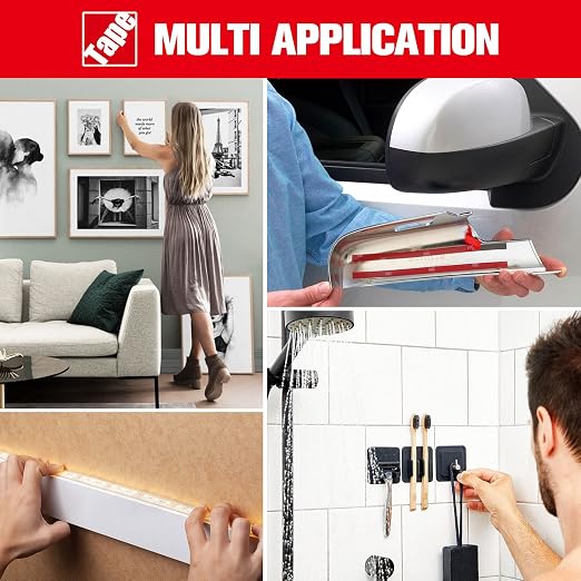 Double Sided Tape Heavy Duty, Waterproof Mounting Foam Tape, 33ft Length - Image 7