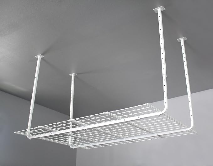 Ceiling Mounted Adjustable Shelf in White - Image 3