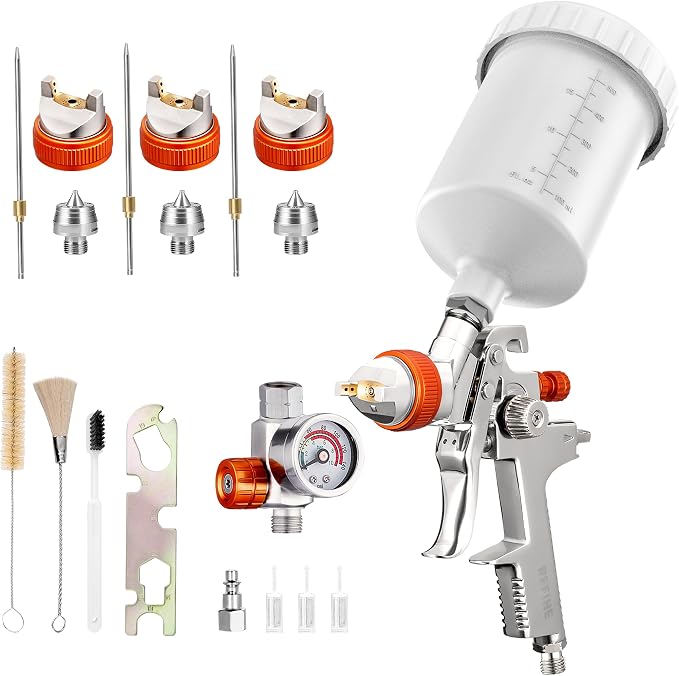 REFINE Spray Gun Kit, Auto Paint Gun by REFINETOOLS