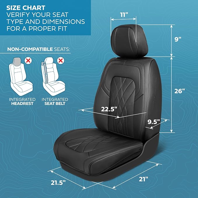 Elite Edition Faux Leather Seat Covers - Image 5