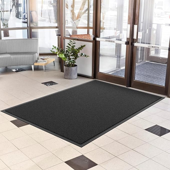 Sturdy Front Door Mat, Fade Resistant, Waterproof Low Profile Entry Mat - Image 7
