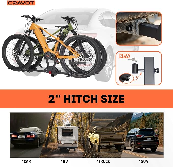 MagRack F2 200 lbs Capacity Electric Bike Rack, No Installation Bike Carrier - Image 8