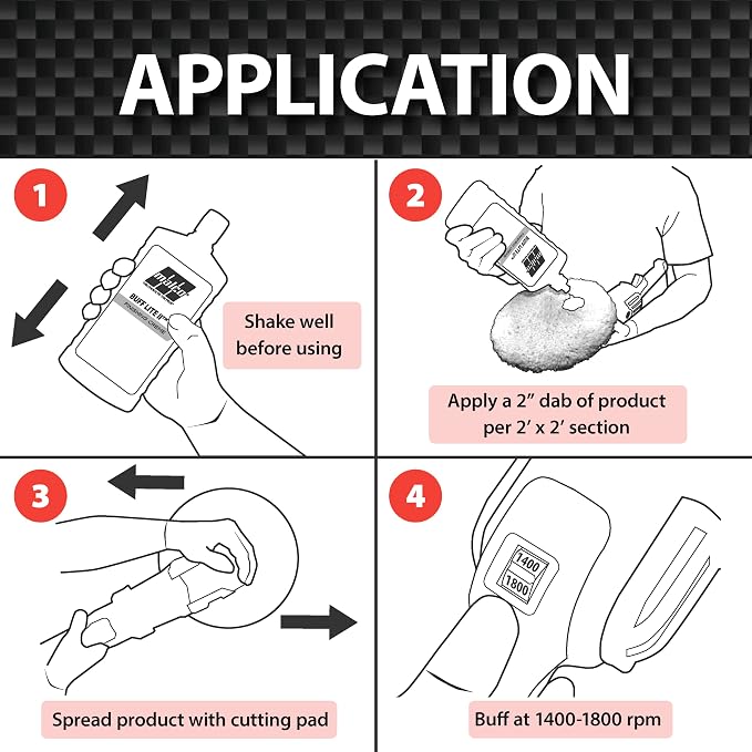 Malco Buff Lite II Finishing Crème – One-Step Professional Cutting, Polishing - Image 3