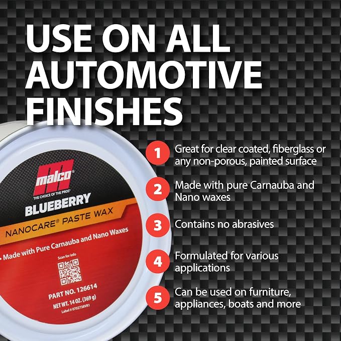 Malco Nano Care Blueberry Paste Wax - Image 4