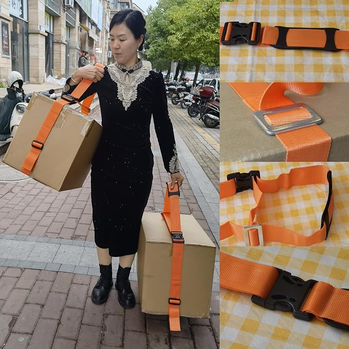 1-2 Person Lifting and Moving Straps Lift, Move and Carry Boxes, Appliances - Image 7