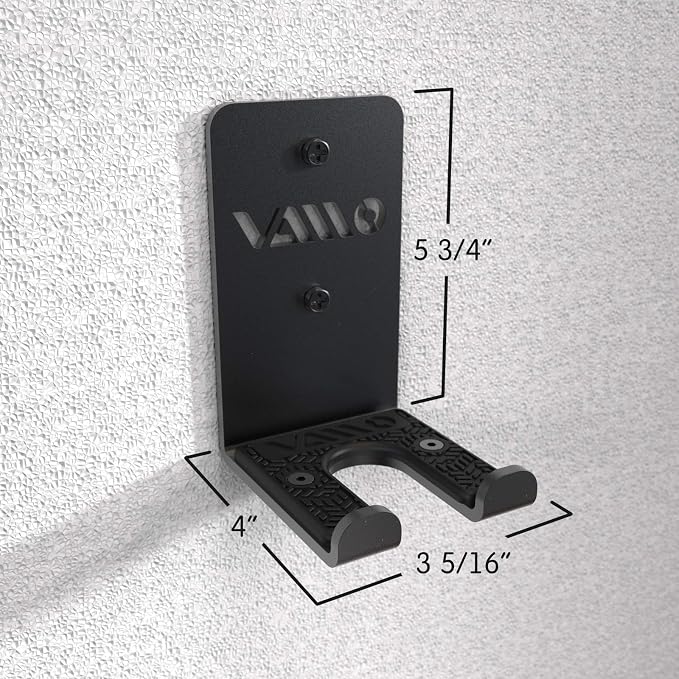 VAIIO Single Olympic Barbell Hanger, Garage Gym Bar Wall Rack, Vertical Barbell - Image 2