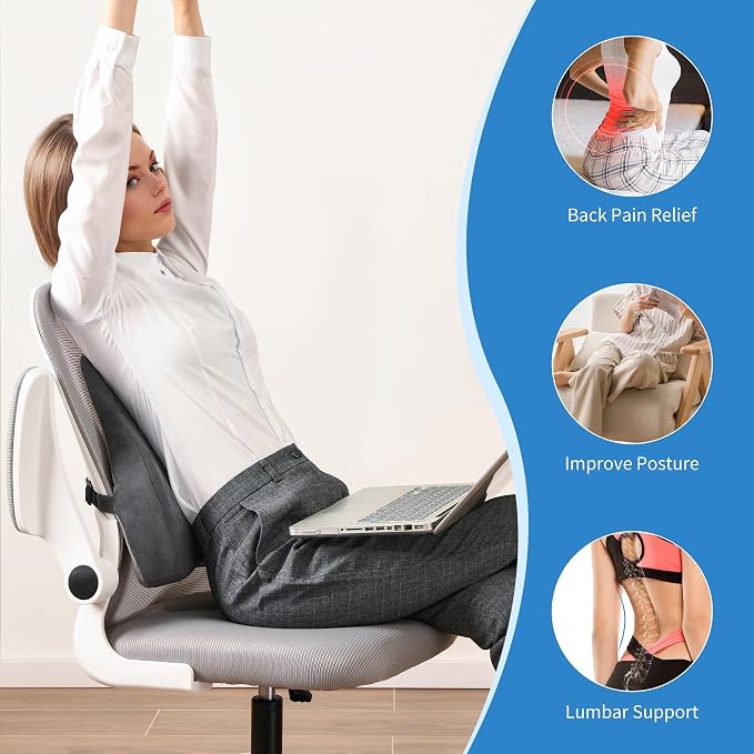 Lumbar Support Pillow for Office Chair and Car Seat - Image 2