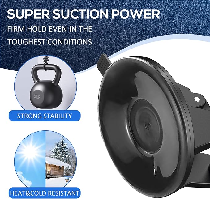 Super Radar Detector Mount, Super Car Windshield, Dashboard Suction Cup Bracket - Image 5