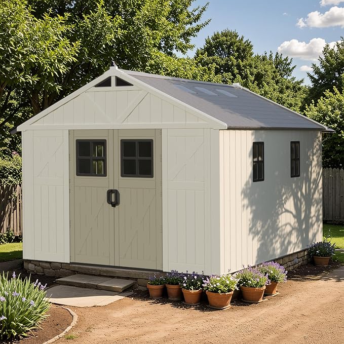 Patiowell 10x12 FT Outdoor Storage Shed - Image 6