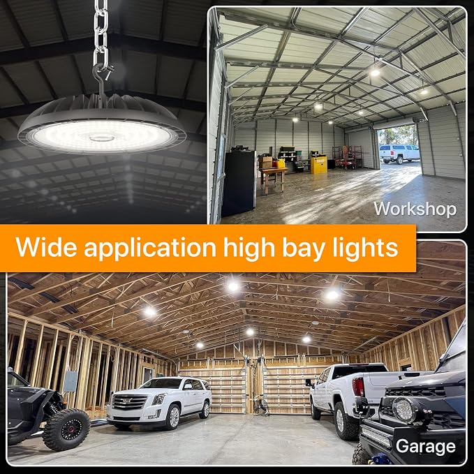 200W High Bay LED Shop Lights - Image 5