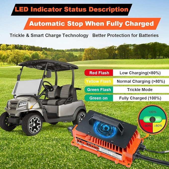 30A 24V Battery Charger 24 Volt Forklift Fast Charger - Image 4
