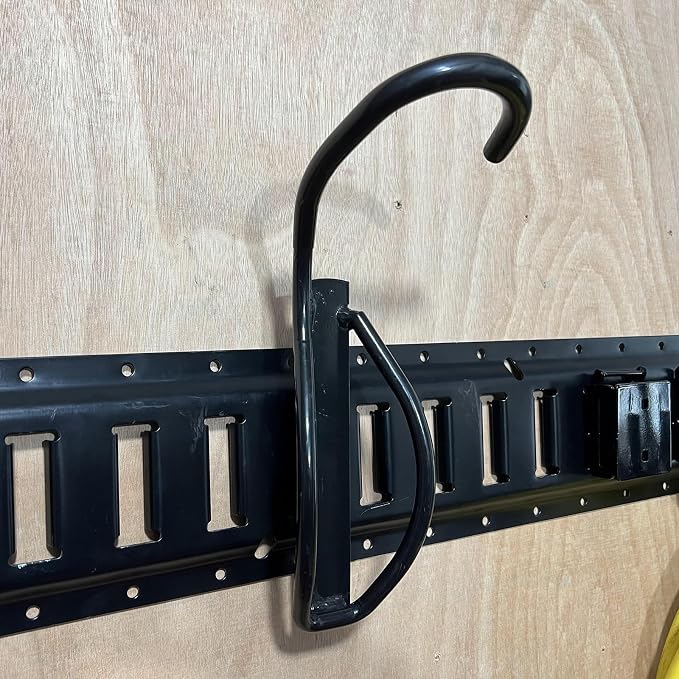 E-Track Bike Hooks, Heavy Duty Wall Mounted Bike Storage Rack Bike Mount - Image 3