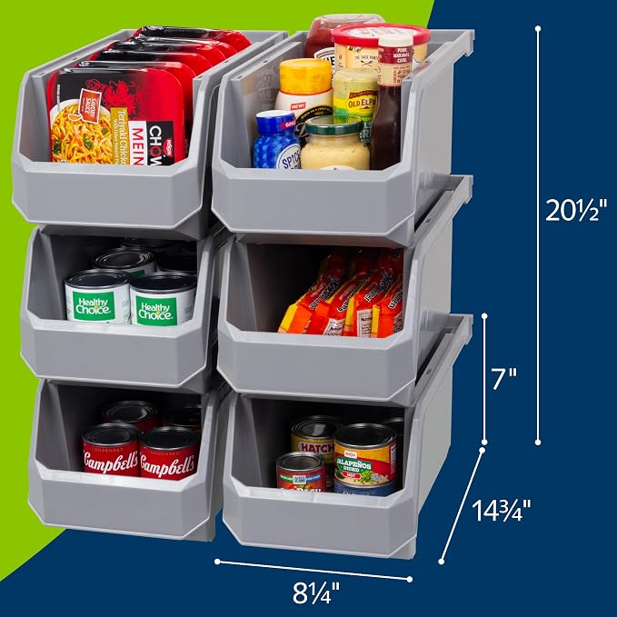 ReadySpace Plastic Containers for Organizing and Storage Bins for Closet - Image 4