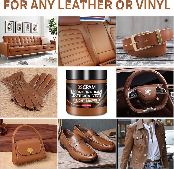 Light Brown Leather Recoloring Balm - Image 2