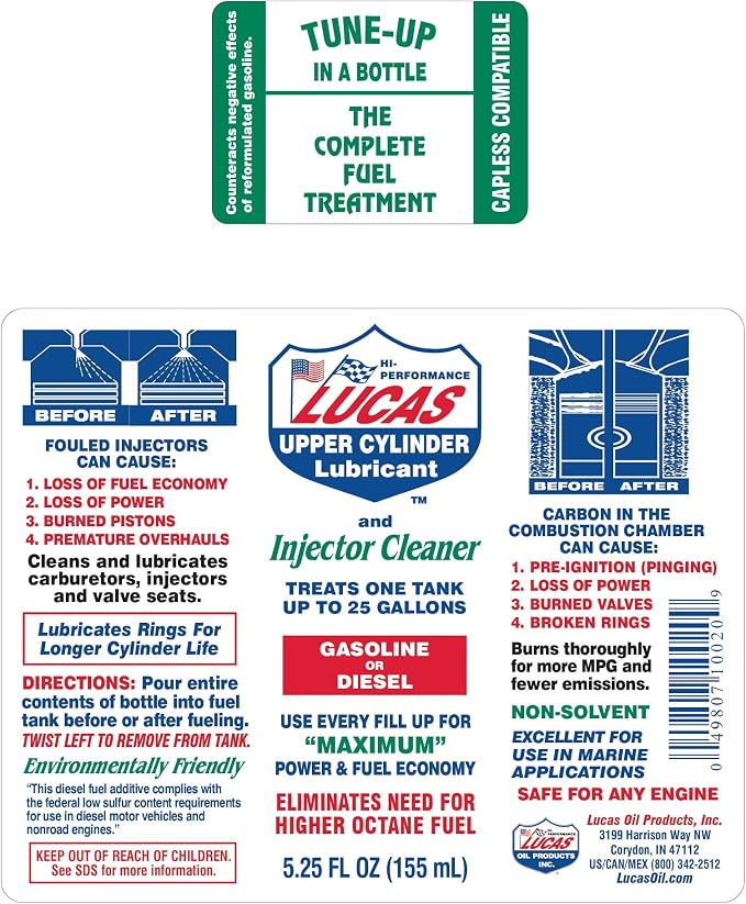 Lucas Oil 10020 Fuel Treatment - Image 6