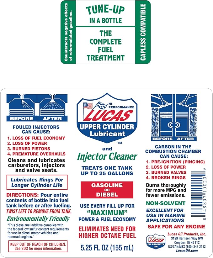 Lucas Oil LUC10020 Fuel Treatment - Image 6