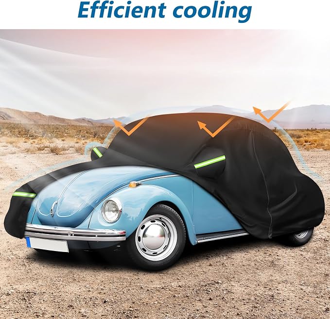 Custom Fit for Volkswagen Beetle Bug 2-Door 1960-1980 Sedan Car Cover - Image 4