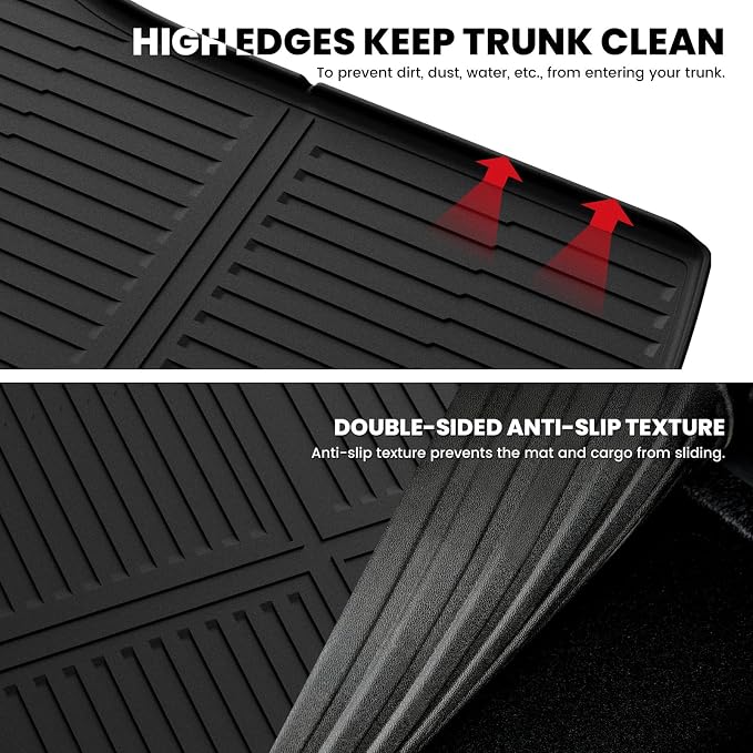 LASFIT Trunk Mats for Tesla Model Y Juniper 2025/2026 Cargo Liners Car - Image 5