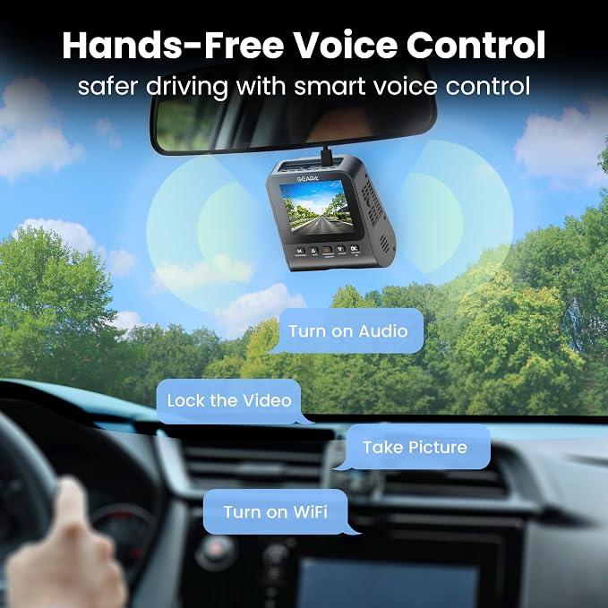 GEARit 4K Dual Dash Cam Front and Rear Camera - Image 7