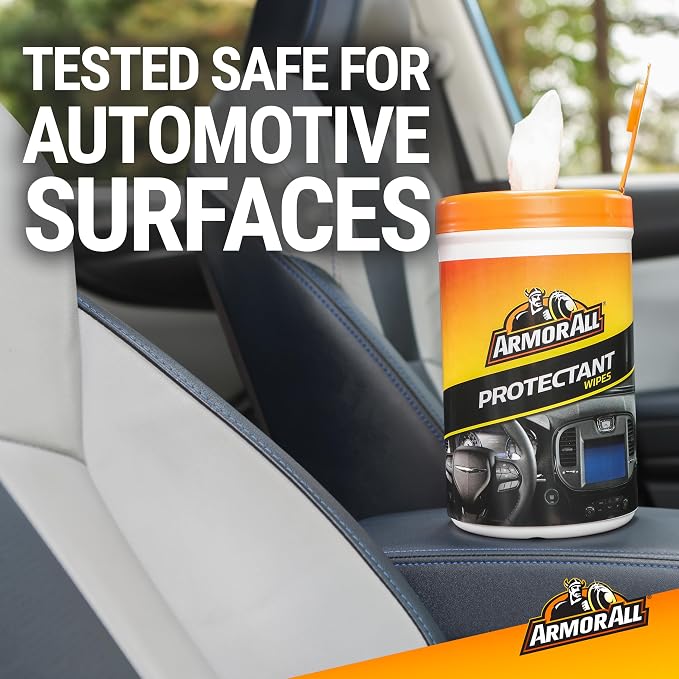 Armor All Car Interior Protectant Wipes, UV Protectant - Image 7