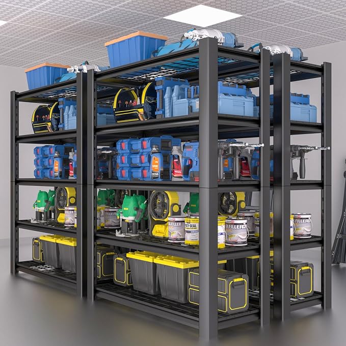 5-Tier Heavy Duty Garage Shelving Unit - Image 7