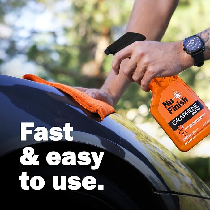 Nu Finish Water-Repellent Ceramic and Graphene Technology Vehicle Finishing Kit - Image 5