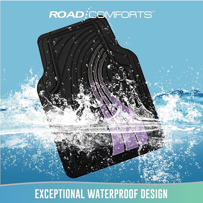 Road Comforts Car Floor Mats Full Set – Front & Rear Car Floor Mats - Image 6