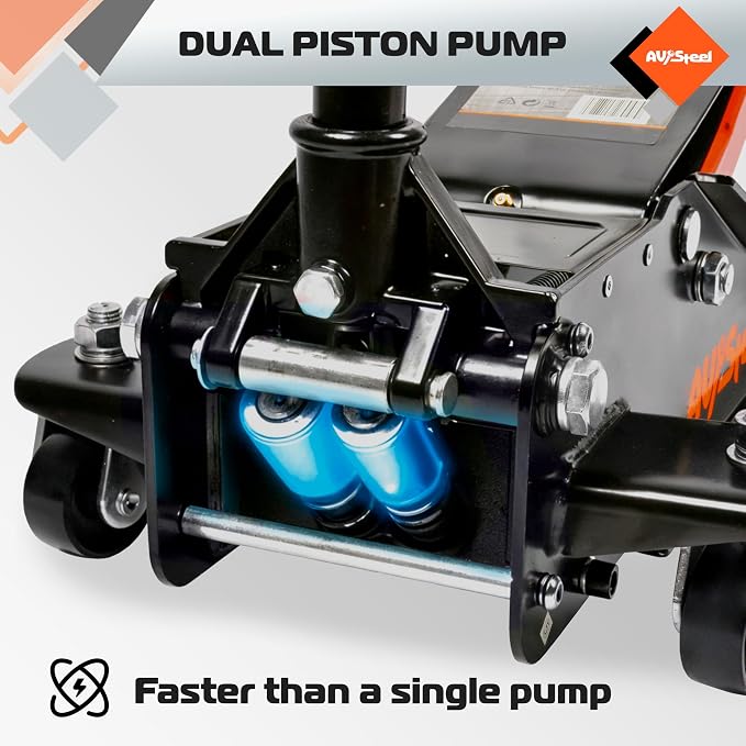 Low Profile Floor Jack 3 Ton, Heavy Duty Hydraulic Jack - Image 4