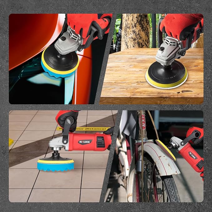 KITLUCK Buffer Polisher, 12Amp 6″/7″ Rotary Polisher - Image 7