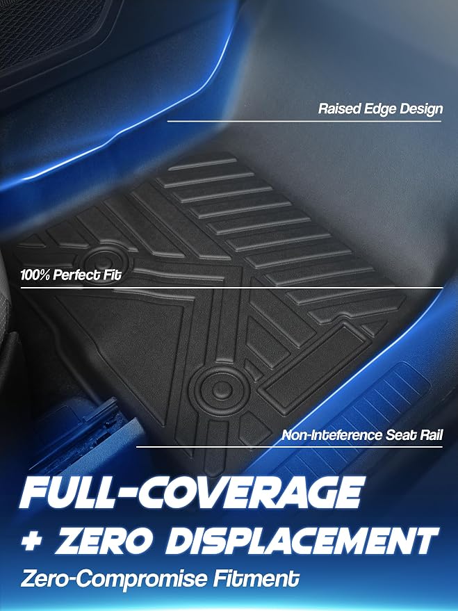 Car Floor Mats for Ford Escape 2020-2024 2025 Accessories, TPE All Weather - Image 5