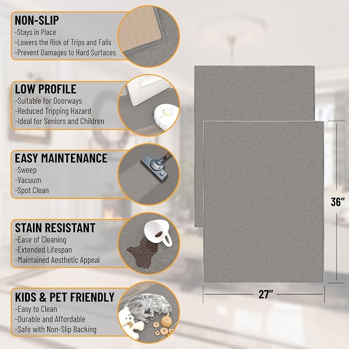Ottomanson Rugs for Entryway 2'3" x 3' - Image 2