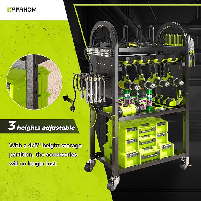 KAFAHOM Power Tool Organizer Cart - Image 4